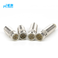 Capteur inductif JIMOU M12 PS4-12GI50-A2-V1-EX, fonction identique, non encastré, détection 4 mm, PNP NO+NC, 4 fils, connecteur M12
