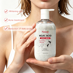 Gel <span class=keywords><strong>Doccia</strong></span> Sbiancante all'Acido Kojico, Trattamento Anti-Acne e Rimozione Macchie Scure, Formula Delicata 500ml OEM - Product Image 3