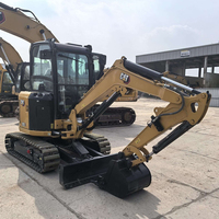 Prêt à être livré : Excavatrice CAT 303CR d'occasion de 3,6 tonnes, version 2026, équipée de moteur, boîte de vitesses, pompe et roulement, idéale pour les travaux de terrassement sur petits sites.