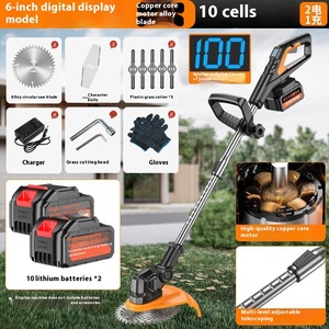 เครื่องตัดหญ้าแบบพกพา แบตเตอรี่ลิเธียม 24V ชาร์จไฟได้ ไร้สาย ขนาดเล็ก สำหรับงานอุตสาหกรรม ใบมีดเหล็ก ปรับความสูงได้ รุ่น ODM-5C La - Product Image 2