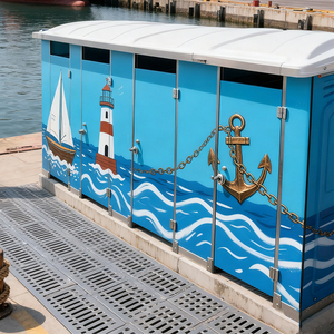 Cabine de douche et toilettes portables étanches sur mesure pour parcs urbains, zones de service, toilettes publiques préfabriquées en acier à nettoyage automatique – Fabricant - Product Image 6