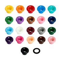 Œillets en plastique durables personnalisés LYH multicolores avec rondelle, tailles 4mm-21.5mm, approvisionnement direct usine, prix compétitif