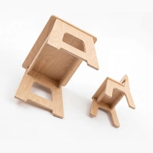 Ensemble table et <span class=keywords><strong>chaise</strong></span> pour enfants en contreplaqué de bouleau, meubles en bois DIY pour tout-petits, bureau <span class=keywords><strong>Montessori</strong></span> pour enfants, table et <span class=keywords><strong>chaise</strong></span> d'étude pour enfants - Product Image 5