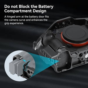 Jaula SmallRig 2087D para <span class=keywords><strong>Sony</strong></span> A7 <span class=keywords><strong>III</strong></span> / A7R <span class=keywords><strong>III</strong></span>, Jaula de Aleación de Aluminio con Placa de Liberación Rápida Arca, Zapata Frí<span class=keywords><strong>a</strong></span> Integrada y Riel NATO - Product Image 4