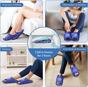 Chaussons antidérapants avec gel rafraîchissant pour <span class=keywords><strong>les</strong></span> pieds, pour <span class=keywords><strong>les</strong></span> pieds enflés <span class=keywords><strong>et</strong></span> douloureux - Product Image 5