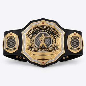 Cinturón de Artes Marciales Internacionales Personalizado, Cinturón de Campeonato de Artes Marciales de Peso Pesado y Ligero, Talla Adulto - Product Image 1