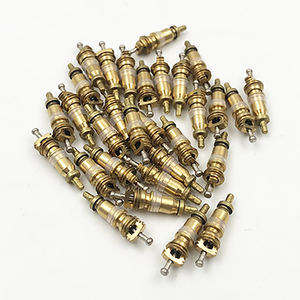 Valvola di accesso 410A nucleo 1/4 mare in ottone con facile impugnatura in plastica - Product Image 1