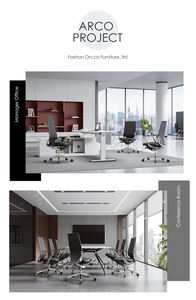 Chaise pivotante en cuir Pu de luxe, fonction chef de ménage, projet économique moderne, ordinateur de bureau, travail - Product Image 4