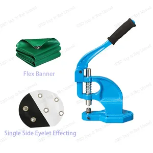 Guangzhou GED 6mm Manual Tarpaulin Eyelet Hand Press Button Machine 10mm Flex Banner Eyelet Punching Machine Grommet Machine