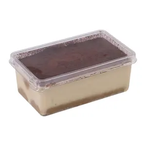可回收塑料盒甜点包装取出一次性蛋糕盒带盖塑料慕斯蛋糕