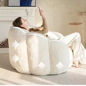 Sillón Mecedora de Diseño Italiano, Sofá Individual de Lujo Creativo, Mueble de Ocio para Sala de Estar de Villa - Product Image 5