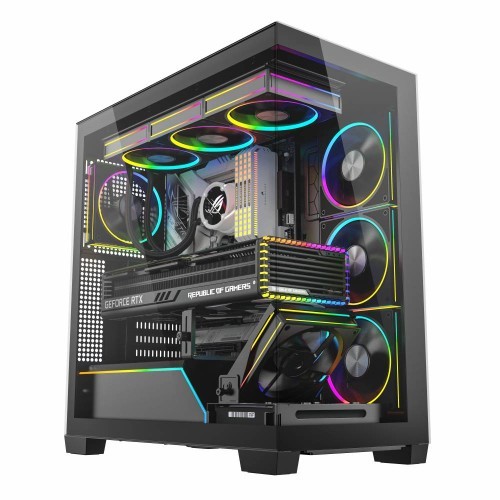 Unique Gaming Case 0.7mm Broad Compatibility GPU 435mm Supports 360 WC BTF RGB Strip