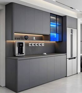 Armoire combinée, armoire réfrigérateur et armoire à vin personnalisées, armoire de salle à manger intégrée, buffet - Product Image 6
