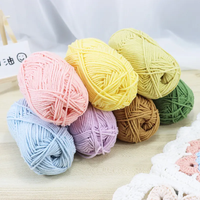 China Manufacturer Yarn Crochet 100% Acrylic Milk Cotton Yarn 50G Crochet Yarn Milk Cotton for Crochet
