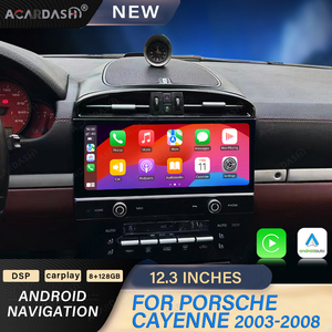 12.3inch đài phát thanh xe cho Porsche Cayenne 955 957 2003 2009 Android GPS DVD Car Stereo đa phương tiện Video Player GPS xe đơn vị đứng đầu - Product Image 2