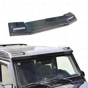 Karosserie-Kit Carbon-Frontflügel W463 4X4-Dachspoillippe mit Licht Für G-Klasse W463 1990 ~ 2018y