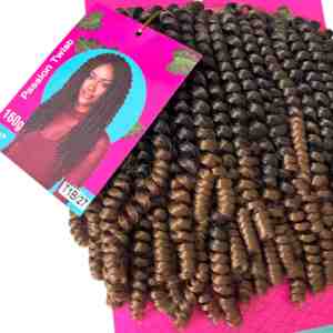 Tresses pour Crochet Cheveux Pré-torsadés <span class=keywords><strong>Passion</strong></span> <span class=keywords><strong>Twist</strong></span> Tresses au Crochet 10 Pouces Pré-bouclées Cheveux Synthétiques Bohèmes - Product Image 6