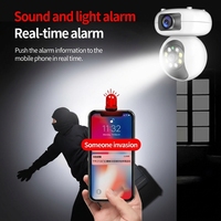 Caméra intérieure TUYA 4MP, appels vocaux bidirectionnels, installation variée, alarme sonore et lumineuse en temps réel, babyphone