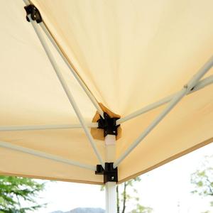 Gazebo de Jardín 3x3M con Mosquitera, Impermeable, Protección UV, Poliéster y Acero, Modelo DC-FG-018 - Product Image 2