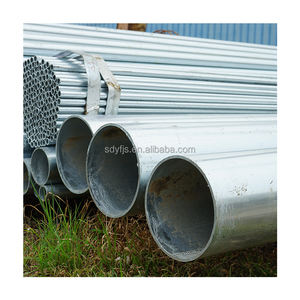 Tubería Galvanizada al por Mayor de <span class=keywords><strong>1</strong></span>/2\"-24\"/48.3/48.6 mm, Material de Acero Soldado Galvanizado por Inmersión en Caliente, Tubería Redonda para Andamios - Product Image 2