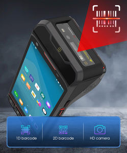 Computadora de Mano Android con Sistema de Gestión de Colas, PDA con Impresora de Etiquetas, Escáner de Códigos de Barras, Códigos <span class=keywords><strong>QR</strong></span> y NFC, con Impresora Térmica de Etiquetas - Product Image 3