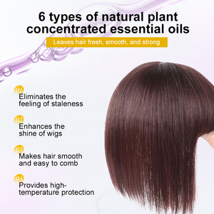 Produits d'entretien des perruques Spray brillant pour perruques et extensions Cheveux humains synthétiques Perruque Cheveux Silkening Mist Hair Spray démêlant - Product Image 3