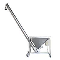 Mesin Pemberi Makan Otomatis Konveyor Sekrup Stainless Steel Peralatan Pemberi Makan Produk Bubuk Granular 100kg Garansi 1 Tahun