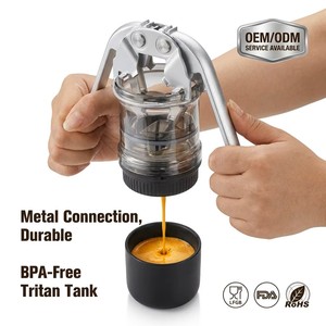 Cafetera Espresso Manual Portátil con Filtro Profesional <span class=keywords><strong>de</strong></span> 51 mm, Certificación FDA LFGB RoHS, OEM/ODM Disponible - Product Image 3