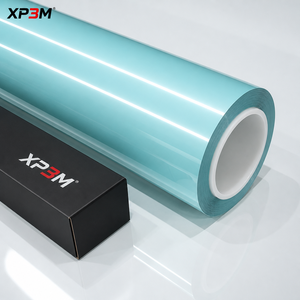ฟิล์มใสกันรอยรถยนต์ XP3M Cold Crystal Light Blue OEM Gloss TPU สีฟ้าอ่อน ความหนา 7.5 มิล ซ่อมแซมตัวเองได้ ป้องกันรอยขีดข่วน ป้องกันสีเหลือง ติดตั้งแบบเปียก - Product Image 4