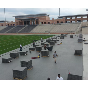 Dalles de protection en plastique emboîtables pour <span class=keywords><strong>gazon</strong></span> extérieur, idéales pour festivals de musique, concerts et événements, pour la protection des pelouses et l'aménagement paysager. - Product Image 5