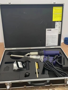 Machine de soudage par extrusion de plastique <span class=keywords><strong>électrique</strong></span> portative WELDY 3000W EX3, <span class=keywords><strong>pistolet</strong></span> de soudage à air chaud pour vinyle et machine de soudage par extrusion - Product Image 6