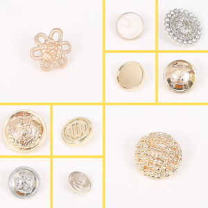 Welord Nút Nhà Máy Phụ Nữ Phụ Nữ Quần Áo Quần Áo Áo Vàng Chân Kim Loại Ngọc Trai Ưa Thích Nút Cho Phụ Nữ Phụ Nữ Quần Áo Quần Áo - Product Image 2