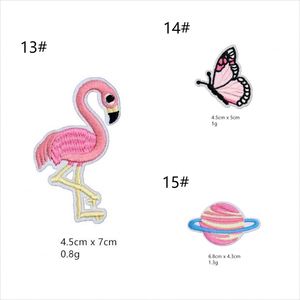 Special Offer Embroidery pink Set love butterfly Donut Lemon Patches for Girl Woman - Product Image 5