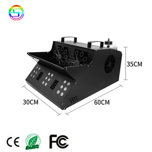 Máquina de Burbujas Metálica para Bodas SC 300w con Doble Rueda, Efecto de Humo, Equipo para Fiestas, Mini Dj con Espuma - Product Image 6