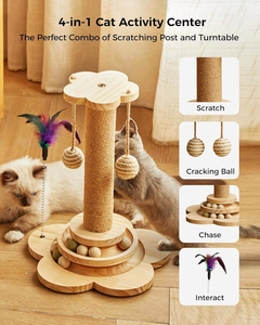 <span class=keywords><strong>Árbol</strong></span> Rascador <span class=keywords><strong>para</strong></span> <span class=keywords><strong>Gatos</strong></span> de Sisal y Madera Ecológico, de Fácil Montaje, Precio Económico de Fábrica, Gran Venta - Product Image 1