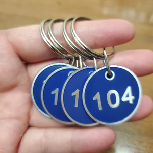 1-200 étiquettes de chiffres avec porte-clés - Product Image 3