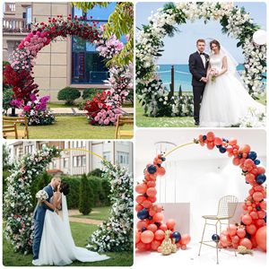 9.5ft Metal <strong>Circle</strong> <strong>Balloon</strong> Artificial Flower <strong>Arch</strong> Wedding Birthday Party SUPPLIES Backdrop Decoration <strong>Circle</strong> Wedding <strong>Arch</strong> - Product Image 2