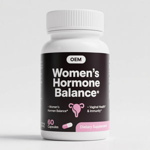 Complément hormonal féminin OEM avec formule avancée de gattilier, cohosh noir, primevère du soir et adaptogènes - Product Image 1