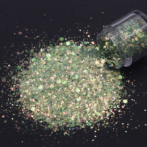 Brillo holográfico grueso para <span class=keywords><strong>uñas</strong></span>, mezcla de purpurina para nail art, novedad de otoño, venta al por mayor, <span class=keywords><strong>2022</strong></span> - Product Image 4