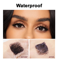 2024 sans logo sans étiquette fabricant de cosmétiques maquillage Extension de croissance des cils Mascara végétalien imperméable semi-permanent