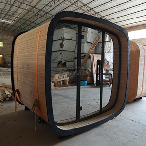 Vente en gros de <span class=keywords><strong>hammam</strong></span> <span class=keywords><strong>extérieur</strong></span> Foshan au <span class=keywords><strong>prix</strong></span> d'usine Sauna traditionnel à vapeur sèche cube personnalisé pour 2 à 4 personnes Cabine de sauna avec poêle - Product Image 2