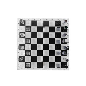 Custom Clear Acrylic Chess <b>Board</b> Durable <b>Game</b> Table Top <b>for</b> Ages <b>7</b>-14 Puzzle Interactive Toy <b>for</b> Home & Office - Product Image 4