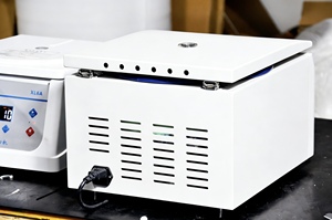 Centrifugeuse de laboratoire de paillasse 4K économique en acier inoxydable pour hématocrite sanguin capillaire 31061xg RCF 12000 tr/min - Product Image 4