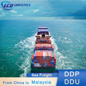 Transporte marítimo puerta a puerta DDP LCL de Hong Kong, Guangzhou, China a Klang Kuching, puerto de Penang, Malasia