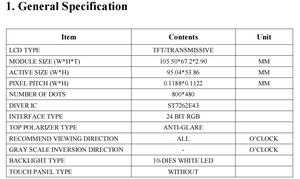 OEM 4.3 inch 800*480 24 bit RGB giao diện TFT LCD không có bảng điều khiển cảm ứng LCD module phân khúc hiển thị danh mục sản phẩm - Product Image 6
