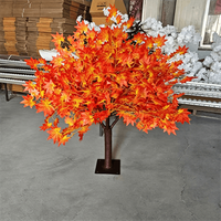 Nouvel Arrivage Arbre de fleurs de cerisier artificiel en soie couleur or, centre de table haut fait main multi-pièces pour mariage et Noël