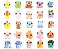 Jouet à presser anti-stress avec yeux qui sortent, Koala et Lapin, personnalisable