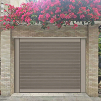 Porte de garage isolée en aluminium pour usage commercial, télécommandée, idéale pour projets de villas