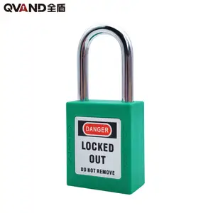 QVAND 38 मिमी सुरक्षा पैडलॉक एक ही कुंजी के साथ लॉकआउट टैगआउट लॉक लाल के लिए सर्वोत्तम मूल्य पैडलॉक फैक्टरी