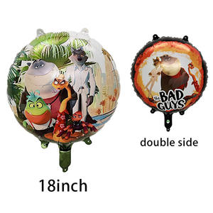 18 inci kartun penjahat aliansi pesta ulang tahun dekorasi suasana dan Styling balon aluminium Foil - Product Image 3